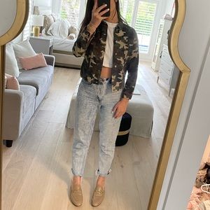 Camo Denim Jacket
